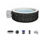 Spa Gonflable Rond Jardin Propre Hollywood 4 - 6 personnes avec LED